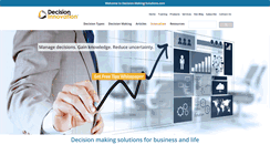 Desktop Screenshot of decision-making-solutions.com