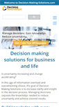 Mobile Screenshot of decision-making-solutions.com